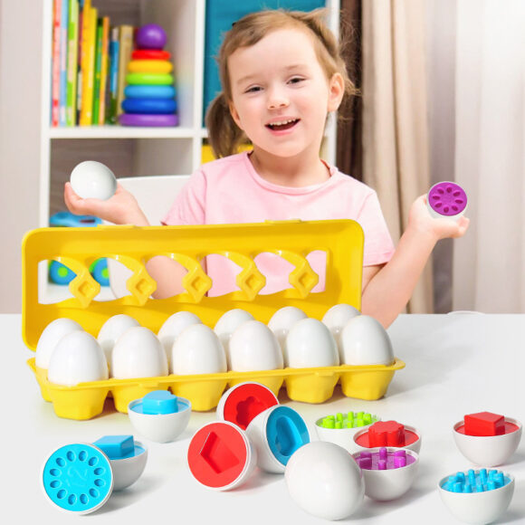 Montessori Eggs, Learning Educational Toy, Smart Egg Toy, Games, Shape Matching, Sorters, Baby Toys, Toys For Kids Children