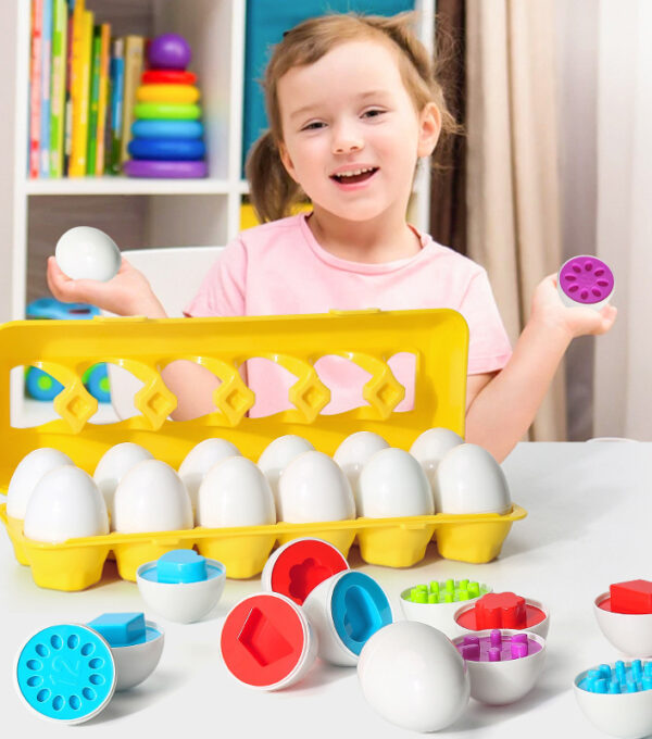 Montessori Eggs, Learning Educational Toy, Smart Egg Toy, Games, Shape Matching, Sorters, Baby Toys, Toys For Kids Children